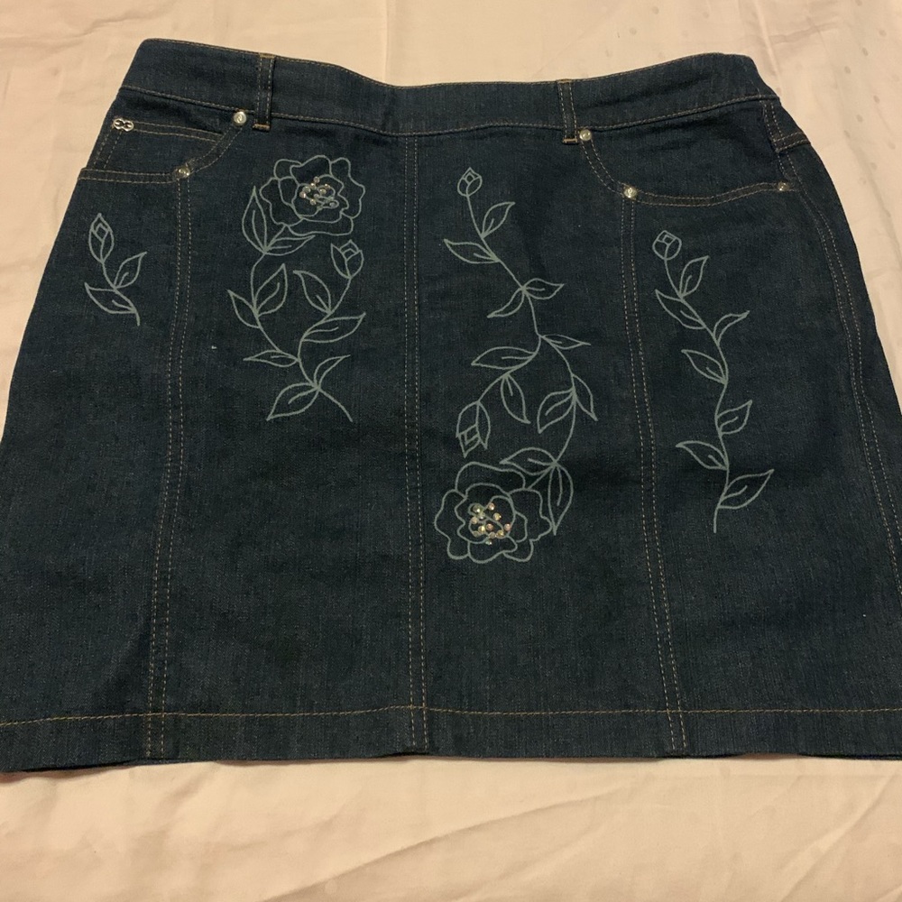Escada denim skirt